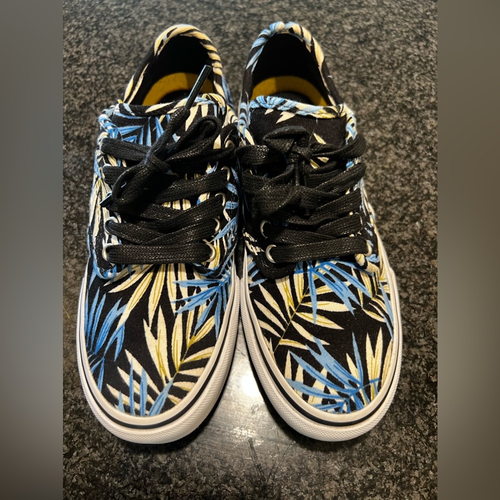 Vans blue palm